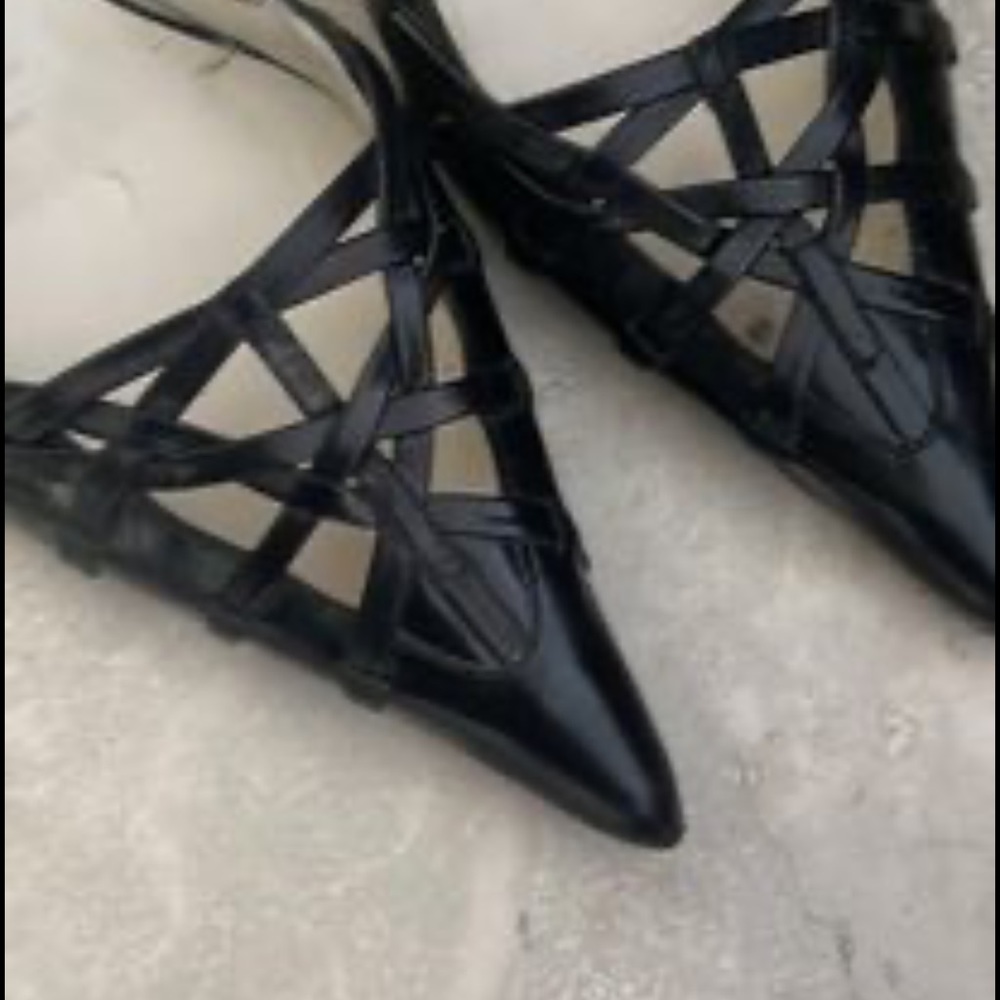 Diana Ferrari pointed toe heels size 9 - Picture 2 of 3